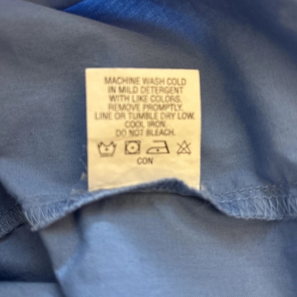 Columbia PFG Men's Blue Long Sleeve Vented Cotton Button Up Fishing Shirt - Picture 7 of 10